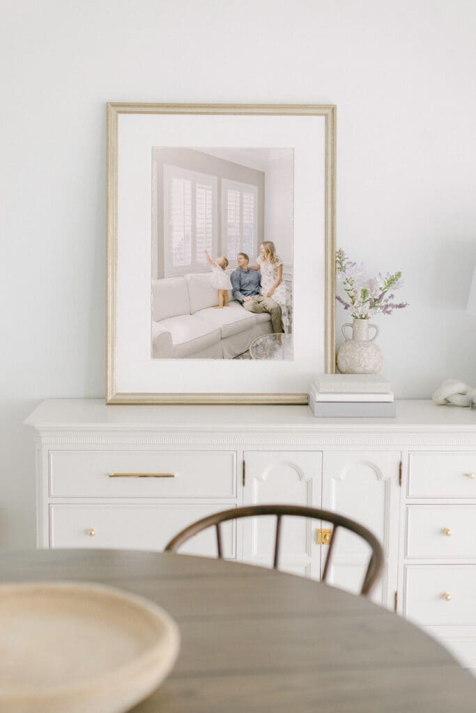 Wallart of a milestone session | Adrienne Elizabeth Photography