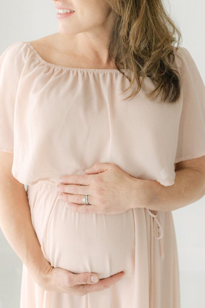 Studio maternity session | Adrienne Elizabeth Photography